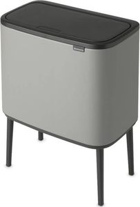 Kosz na śmieci Brabantia do segregacji na przycisk szary (127229) 6