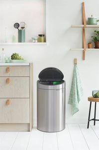 Kosz na śmieci Brabantia do segregacji na przycisk srebrny 7