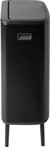 Kosz na śmieci Brabantia do segregacji na przycisk czarny 4
