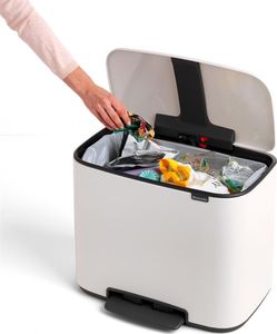 Kosz na śmieci Brabantia na pedał biały (121388) 4