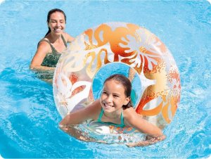 Intex Kółko do pływania średnica 91 cm 3 kolory INTEX 59251 pomarańczowy 6
