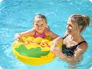 Bestway Deska dmuchana do pływania Bestway 42049 truskawka 5