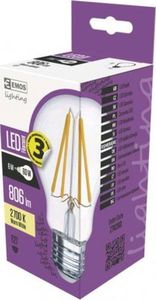 Emos Żarówka LED 6W E27 A60 806lm 2700K FILAMENT Z74260 1