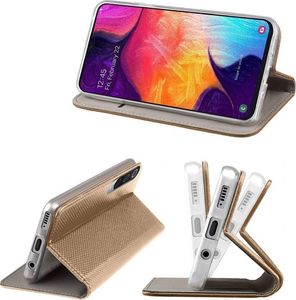 Etui XIAOMI REDMI NOTE 9T 5G portfel z klapką Flip Magnet złote 3