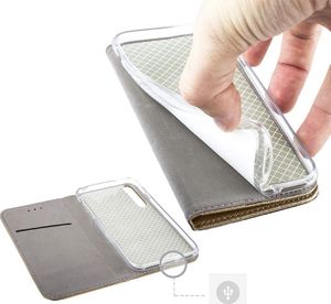 Etui XIAOMI REDMI NOTE 9T 5G portfel z klapką Flip Magnet złote 4