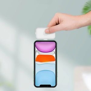 Powerbank Powerbank Magnetyczny 4w1 4x1200mAh + Stacja dokująca 8000mAh Wymienne końcówki ładowania (USB Typ C + Lightning + Micro USB) Magnetic Finger biały 5