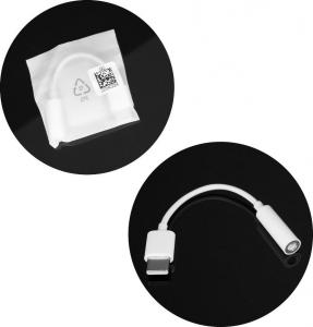 Adapter USB Huawei CM20 USB-C - Jack 3.5mm Biały  (5901737936837) 2