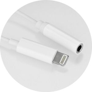 Adapter USB Partner Tele.com Lightning - Jack 3.5mm Biały  (5901737384607) 2