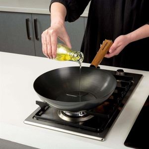 Patelnia NAVA towar w Sosnowcu - Patelnie [NAVA] Patelnia WOK KANTOŃSKI stalowy chiński głęboki 28 cm () - Morelenet_8318820 4