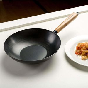 Patelnia NAVA towar w Sosnowcu - Patelnie [NAVA] Patelnia WOK KANTOŃSKI stalowy chiński głęboki 28 cm () - Morelenet_8318820 7