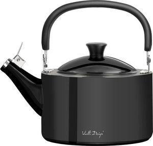 Vialli Design Czajnik 1,5l z gwizdkiem Diamante grafitowy polerowany 28180 1
