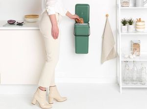 Kosz na śmieci Brabantia do segregacji zielony (129827) 5