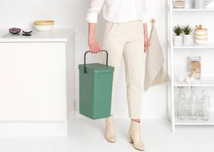 Kosz na śmieci Brabantia do segregacji zielony (129827) 6