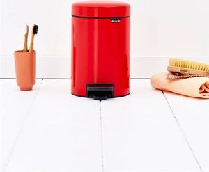 Kosz na śmieci Brabantia na pedał czerwony (11 21 40) 5