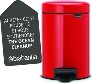 Kosz na śmieci Brabantia na pedał czerwony (11 21 40) 6
