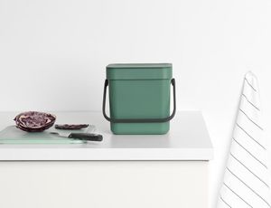 Kosz na śmieci Brabantia do segregacji zielony (129865) 3