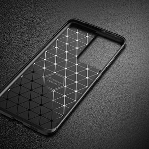 Etui SAMSUNG GALAXY S21 ULTRA Pancerne Shockproof Carbon Fiber niebieskie 3