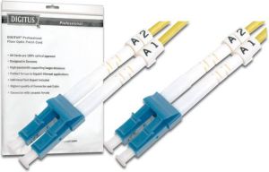 Digitus Patchcord światłowodowy, LC/LC, 125µm, Duplex, 2m, żółty (DK-2933-02) 2