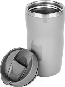 Tadar Kubek Termiczny Podróżny Stalowy 280ml Szary Tadar Flip 1