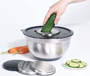 Excellent Houseware Tarka KUCHENNA 3 sztuki z miską 26 cm + pokrywka 4,5L 6