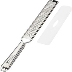 NAVA Tarka stalowa DŁUGA podłużna płaska do sera warzyw imbiru cytryny gałki muszkatołowej czekolady 40 cm 2