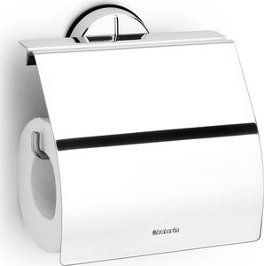 Brabantia Uchwyt na papier toaletowy Brilliant Steel Srebrny 2