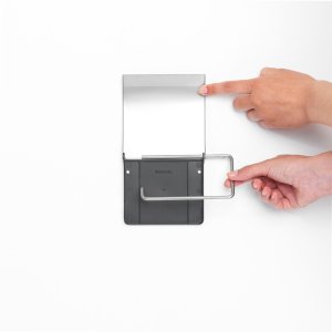 Brabantia Uchwyt na papier zapasowy Classic przyssawka Srebrny (385322) 5