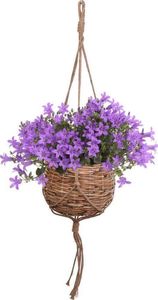 Home Styling Collection Kwietnik WISZĄCY wiklinowy doniczka osłonka wisząca na roślinę kwiat 35 cm 1