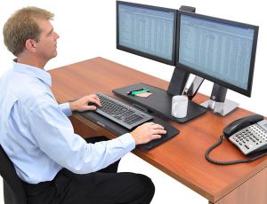 Ergotron Uchwyt biurkowy na 2 monitory do 24" WorkFit-A II (24-316-026) 4