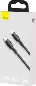 Kabel USB Baseus USB-C - Lightning 2 m Czarny (CATLGD-A01) 2
