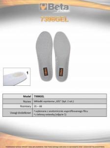 EXTREM SRL WKŁADKI DO BUTÓW,GEL 7398GEL/46,PARA 073980846 EXTREM SRL 4