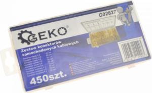 Geko ZESTAW KONEKTORÓW SAMOCHODOWYCH KABLOWYCH 450SZT.(20) G02827 GEKO 4