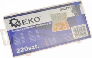 Geko ZESTAW PODKŁADEK MIEDZIANYCH 220 SZT.(20) G02821 GEKO 4