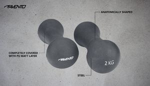 Avento ‎Hantle 42DB-GRY winylowe 2 x 2 kg 5