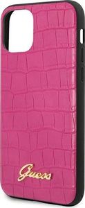 Guess Guess GUHCN61PCUMLCRPI iPhone 11 różowy/pink Croco Collection 5