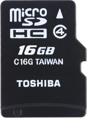 Karta Toshiba MicroSDHC 16 GB Class 4  (THN-M102K0160M2) 2