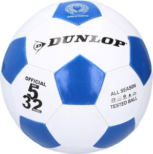 Dunlop Piłka nożna do nogi niebiesko-biała r. 5 1