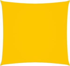 vidaXL Żagiel ogrodowy, tkanina Oxford, kwadrat, 2,5x2,5 m, żółty 1
