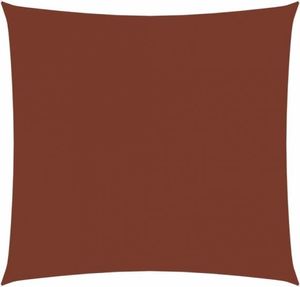 vidaXL Żagiel ogrodowy, tkanina Oxford, kwadrat, 2,5x2,5 m, terakota 1
