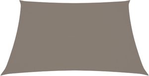 vidaXL Żagiel ogrodowy, tkanina Oxford, kwadratowy, 4x4 m, taupe 3