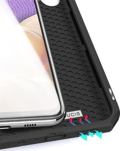 Dux Ducis DUX DUCIS Skin X kabura etui pokrowiec z klapką Samsung Galaxy A32 5G czarny 2