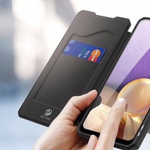 Dux Ducis DUX DUCIS Skin X kabura etui pokrowiec z klapką Samsung Galaxy A32 5G czarny 10