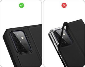 Dux Ducis DUX DUCIS Skin X kabura etui pokrowiec z klapką Samsung Galaxy A72 4G czarny 10