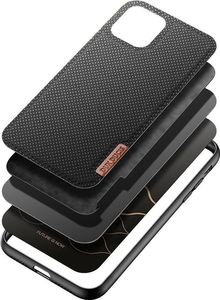 Dux Ducis Dux Ducis Fino etui pokrowiec pokryty nylonowym materiałem iPhone 11 Pro czarny 2