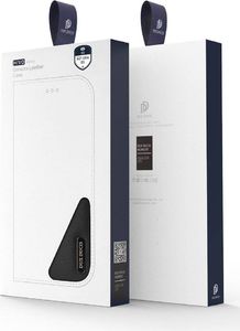 Dux Ducis Dux Ducis Hivo skórzane etui z klapką pokrowiec ze skóry naturalnej portfel na karty i dokumenty Samsung Galaxy S21 Ultra 5G czarny 5