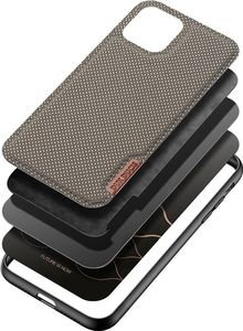 Dux Ducis Dux Ducis Fino etui pokrowiec pokryty nylonowym materiałem iPhone 11 Pro Max zielony 2