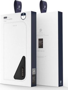 Dux Ducis Dux Ducis Hivo skórzane etui z klapką pokrowiec ze skóry naturalnej portfel na karty i dokumenty iPhone 11 czerwony 5