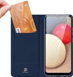 Dux Ducis DUX DUCIS Skin Pro kabura etui pokrowiec z klapką Samsung Galaxy A02s niebieski 2
