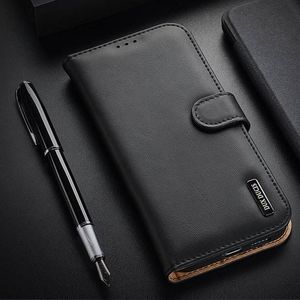 Dux Ducis Dux Ducis Hivo skórzane etui z klapką pokrowiec ze skóry naturalnej portfel na karty i dokumenty Samsung Galaxy S21 5G czarny 14