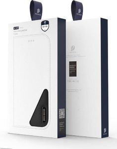Dux Ducis Dux Ducis Hivo skórzane etui z klapką pokrowiec ze skóry naturalnej portfel na karty i dokumenty Samsung Galaxy S21 5G czarny 5